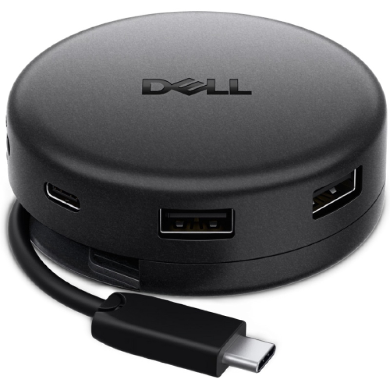 Dell Pro 7-in-1 USB-C Travel Hub DA326, Connectivity Technology: Wired, Cable Length: 248mm, Number of Displays Supported: 2, Supported Resolutions: 6016x3384 / 3840x2160, Maximum Data Transfer Rate: 1.25 GB/s, Power Delivery: 100W (Dell Systems), - Img 2