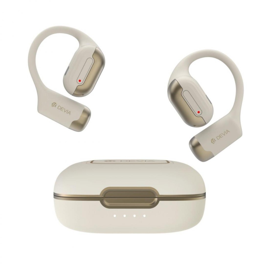 Devia Casti Bluetooth Wireless Open-Ear OWS Pro1 Bej - Img 4