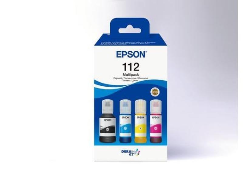 EPSON 112 EcoTank 4-colour Multipack, continut: 1 x 125 ml Black, 1 x 70 ml Cyan, 1 x 70 ml Magenta, 1 x 70 ml Yellow, Epson EcoTank LL11160, L15150, L15160, EcoTank Pro L15180, Epson ITS L6550, L6570. - Img 5