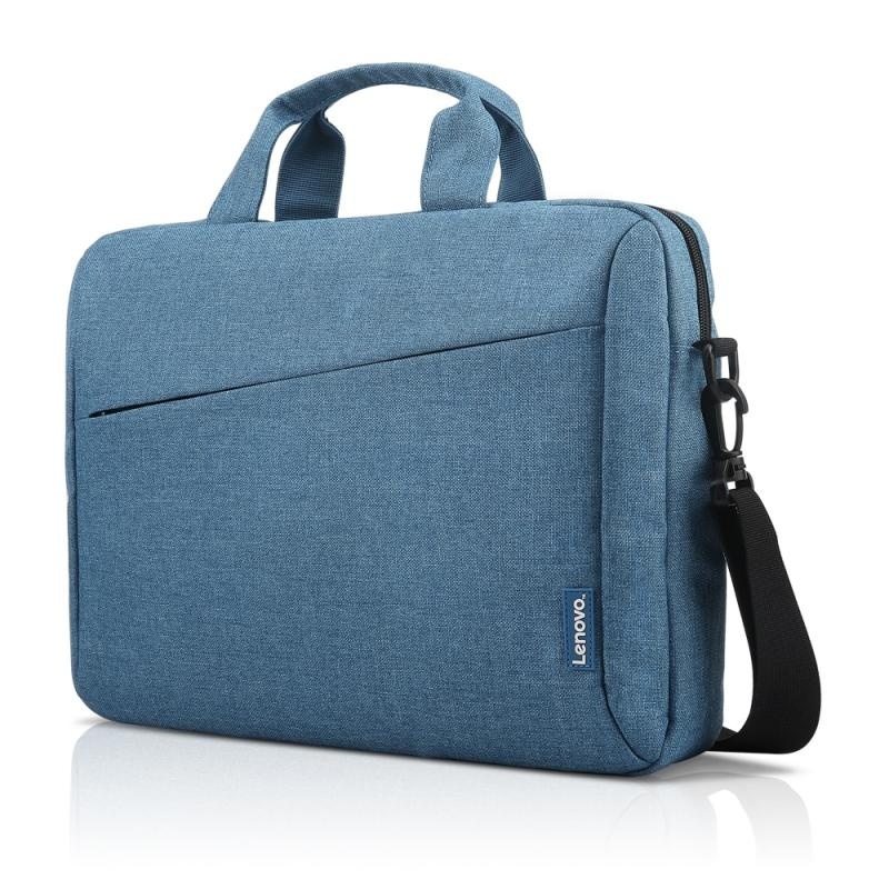 Geanta laptop Lenovo Casual Toploader T210, 15.6", Blue, rezistent la apa, compartiment accesorii, compartiment laptop captusit, Material: Textil, Dimensiuni externe: 362 x 22 x 250 mm, Greutate: 465g - Img 6