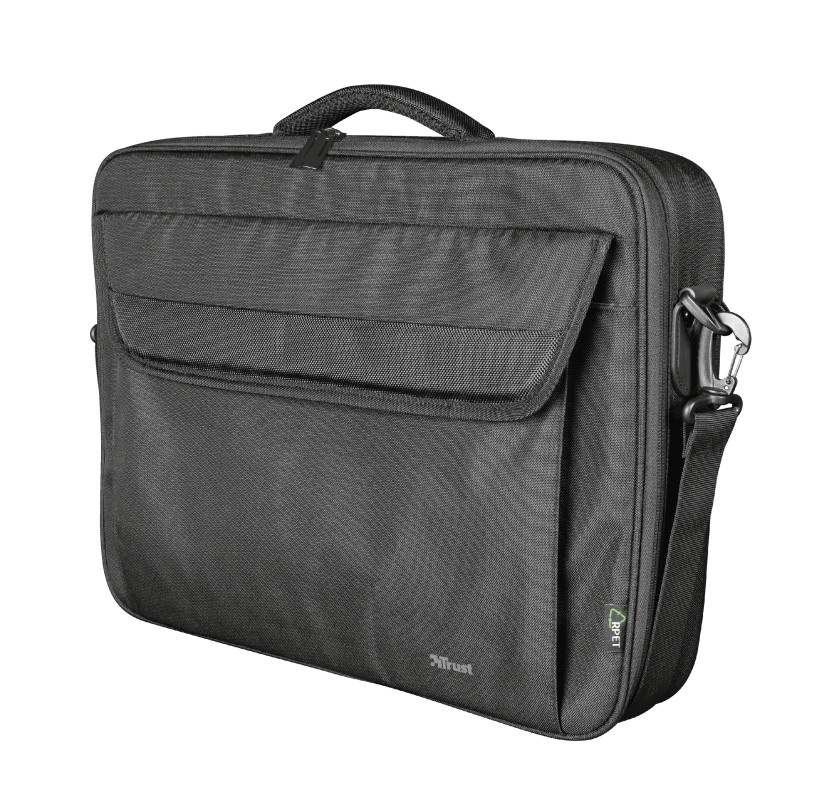 Geanta Trust Atlanta Recycled laptop bag 17.3" General Type of bag carry bag Number of compartments 2 Max. laptop size 17 " Max. weight 20 kg Height of main product (in mm) 340 mm Width of main product (in mm) 440 mm Depth of main product (in mm) 60 mm - Img 2