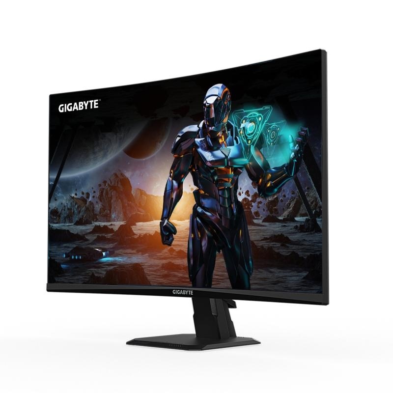 Gigabyte Monitor Gaming 27" VA 1500R GS27FC, Non-glare, Rezolutie: 1920 x 1080(FHD), Luminozitate: 250 cd/m2, Contrast: 3000:1, Unghi vizualizare: 178°(H)/178°(V), Culori: 16.7M, Timp raspuns: 1ms, Refresh rate: 180Hz, HDR Ready, Flicker-free, Interfata: - Img 9