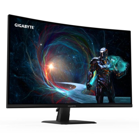Gigabyte Monitor gaming 31.5&quot; GS32QCA, Non-glare, Rezolutie: 2560 x 1440 (QHD), Luminozitate: 250 cd/m2 (TYP), Contrast: 3500:1, Unghi vizualizare: 178°(H)/178°(V), Culori: 1.07B, Timp raspuns: 1ms, Refresh rate: 180Hz, HDR Ready, Flicker-free, - Img 3