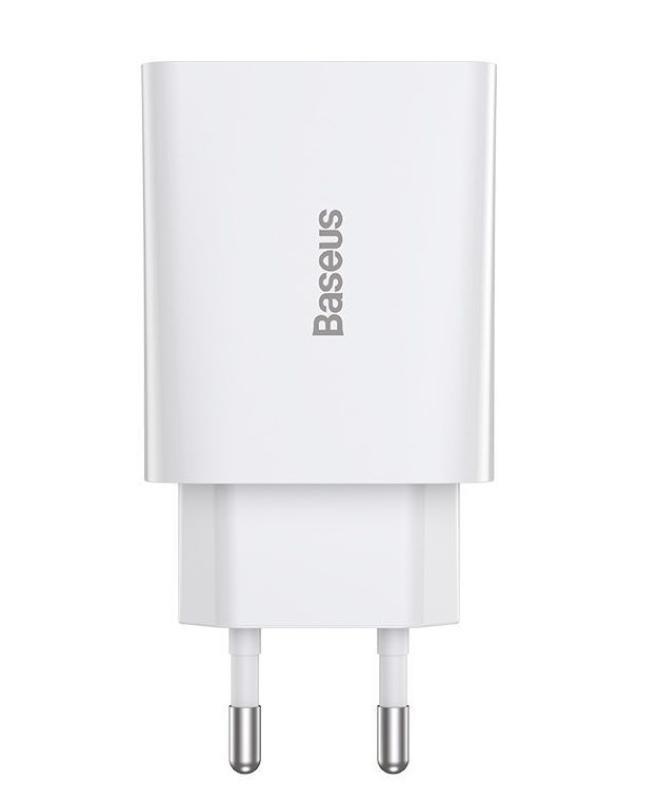 Incarcator retea Baseus Speed Mini, Quick Charge 20W, 1 x USB Type-C 5V/3.0A, alb - Img 12