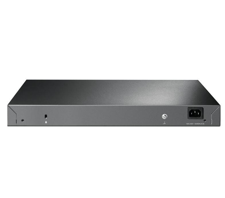 "JetStream™ 48-Port Gigabit and 4-Port 10GE SFP+ L2+ Managed Switch with 48-Port PoE+ PORT: 48× Gigabit PoE+ Ports, 4× 10G SFP+ Slots, RJ45/Micro-USB Console Port SPEC: 802.3at/af, 500 W PoE Power, 1U 19-inch Rack-mountable Steel Case FEATURE: - Img 3
