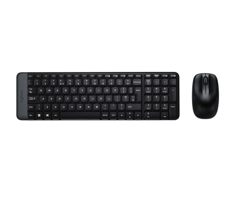 Kit tastatura + mouse Logitech MK220, tastatura fara fir standard, mouse optic, negru - Img 4