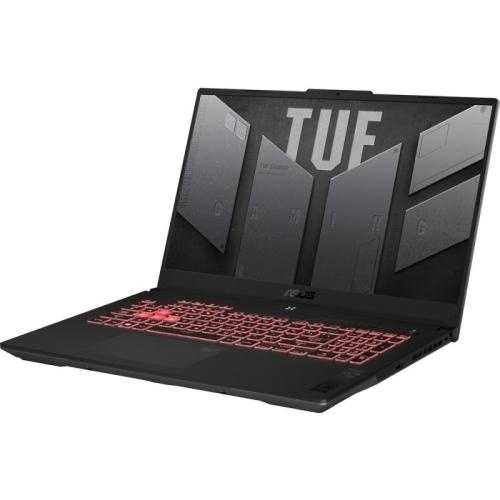 Laptop ASUS TUF Gaming A17 (2023) FA707NUG-HX177, AMD Ryzen 7 7445HS, 17.3 inch, RAM 16GB, SSD 512GB, nVidia GeForce RTX 4050 6GB, No OS, Mecha Gray - Img 2