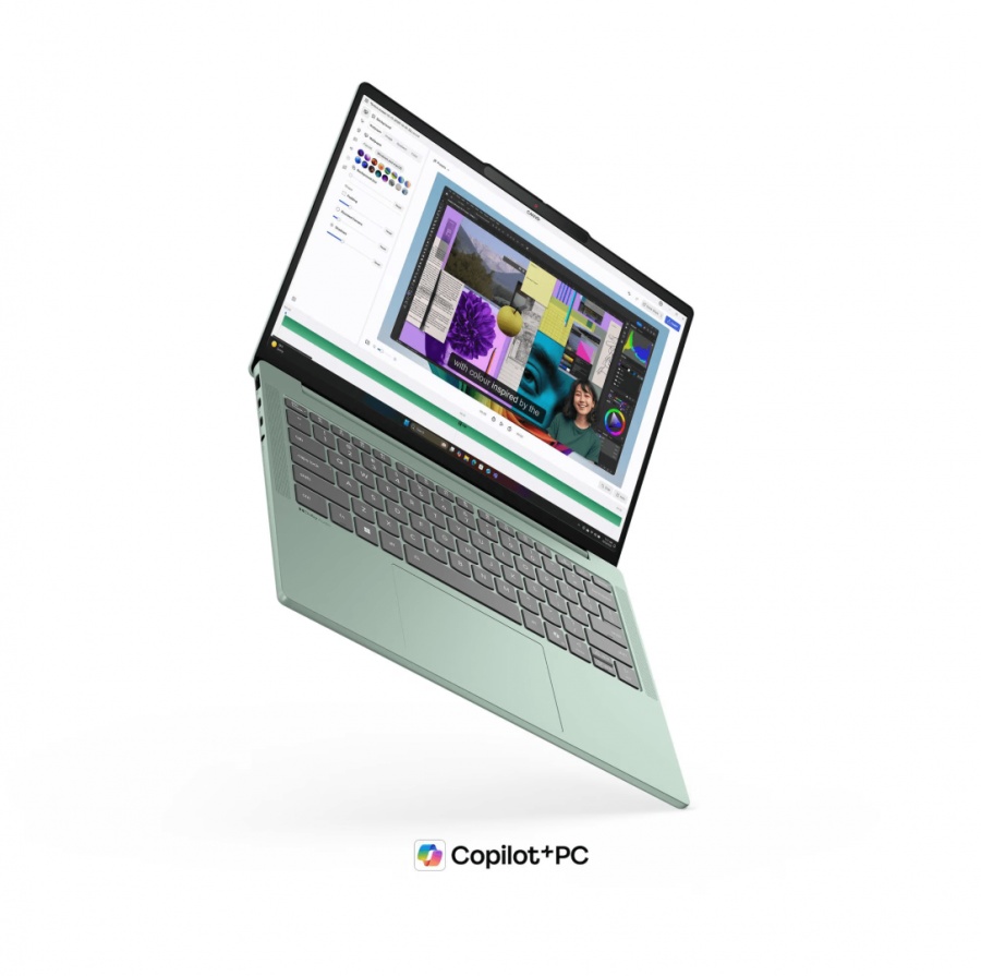Laptop Consumer Lenovo IdeaPad Slim 5 14IPH11, cu procesor Intel Core Ultra 7 356H, 14'' OLED, 32 GB DDR5, 1 TB, Intel Graphics, Fara OS, 2 ani Garantie - Img 4