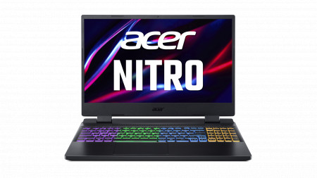 Laptop Gaming Acer Nitro 5 AN515-46, 15.6" Full HD, IPS, 165 Hz, AMD Ryzen 7 6800H (8C / 16T, 3.2 / 4.7GHz, 4MB L2 / 16MB L3), 16GB, 1 TB, RTX 3070, No OS/ Boot-up Linux, Obsidian Black, 2-year