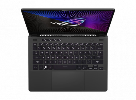 Laptop Gaming ASUS ROG Zephyrus G14, GA402RJ-L4007W, 14-inch, WUXGA (1920 x 1200) 16:10, anti-glare display, IPS-level AMD Ryzen 7 6800HS Mobile Processor (8-core/16-thread, 20MB cache, up to 4.7 GHz max boost), AMD Radeon RX 6700S, 8GB DDR5 on board +