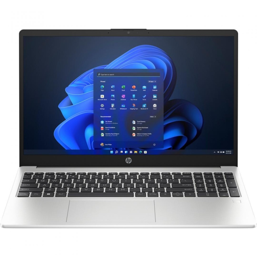Laptop HP 255 G10, 15.6 inch FHD (1920x1080) Anti-Glare LED UWVA Narrow Bazel slim 250 nits, AMD Ryzen 3 7330U Quad Core (2.3GHz, up to 4.3GHz, 8MB), video integrat AMD Radeon Graphics, RAM 8GB DDR4 3200MHz (1x8GB), SSD 512GB PCIe NVMe, no ODD, Boxe - Img 2