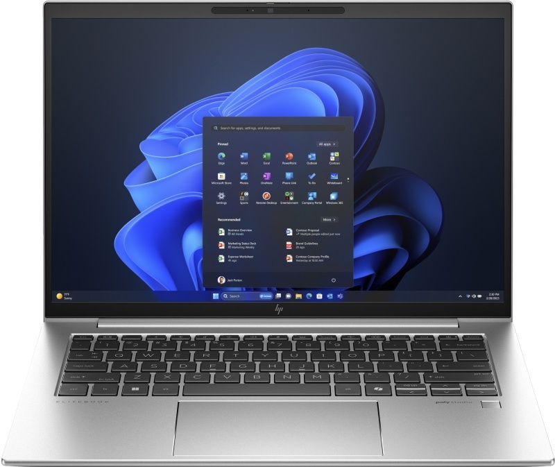 Laptop HP EliteBook 840 G11 cu procesor Intel Core U7-165U 12-Core (1.7GHz, up to 4.9GHz, 12MB), 14.0 inch WUXGA, Intel Graphics, 32GB DDR5, SSD, 1TB PCIe NVMe, Windows 11 Pro 64bit, Silver, 1yw - Img 4