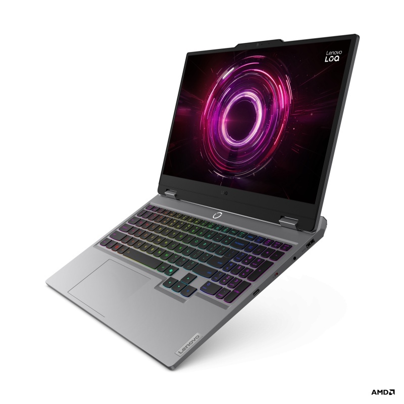 Laptop Lenovo Gaming LOQ 15AHP10, 15.6" FHD (1920x1080) IPS 300nits Anti-glare, 100% sRGB, 144Hz, G-SYNC®, AMD Ryzen™ 7 250 (8C / 16T, 3.3 / 5.1GHz, 8MB L2 / 16MB L3), video NVIDIA® GeForce RTX™ 5060 8GB GDDR7, Boost Clock 2497MHz, TGP 100W, 572 AI TOPS, - Img 5