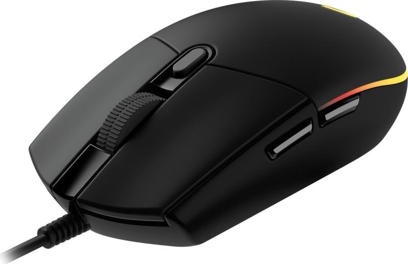 Logitech mouse cu fir G102 RGB, 6 butoane, 8000 dpi, senzor optic, USB, negru - Img 6