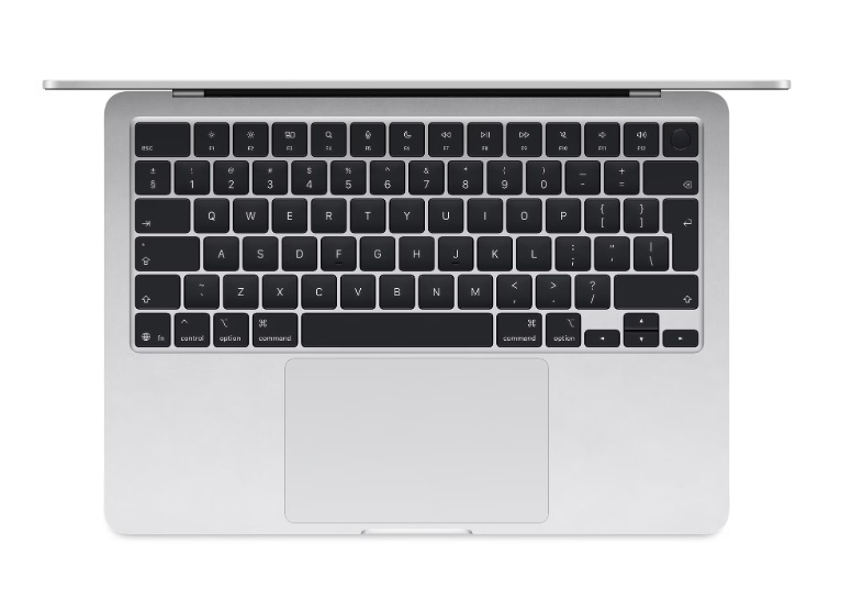 MacBook Air 13.6" Retina/Apple M4 (CPU 10-core, GPU 10-core, Neural Engine16-core)/16GB/512GB - Silver - INT KB (2025) 35W USB‑C - Img 2