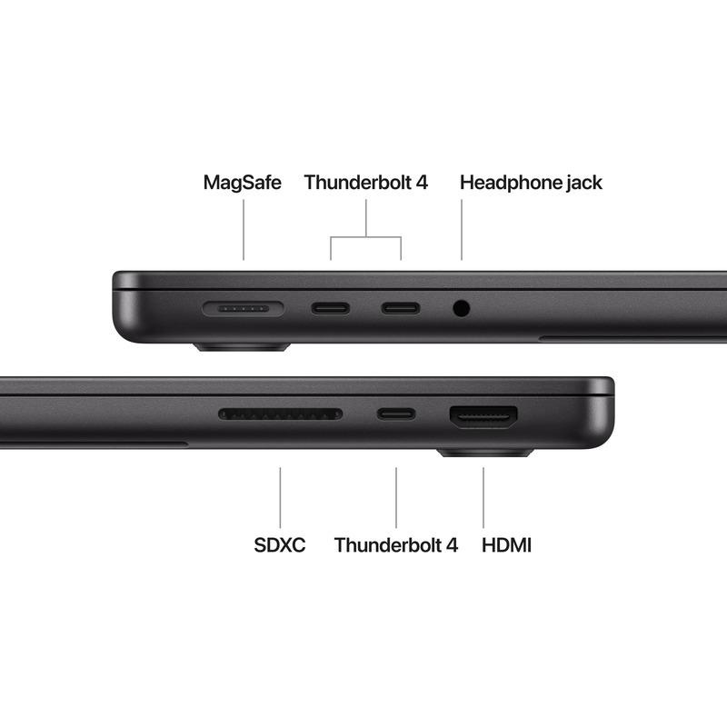 MacBook Pro 14.2"/Apple M4 (CPU 10-core, GPU 10-core, Neural Engine 16-core)/32GB/1TB - Space Black - INT KB (Cto from MCX04RO/A) - Img 2