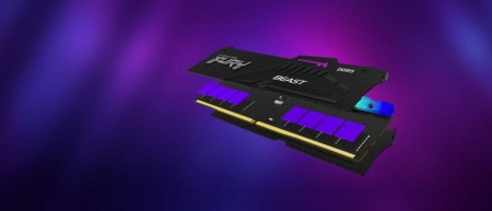 Memorie KINGSTON 64GB DDR5 6000MHz CL30 Dual Channel Kit FURY Beast RGB - Img 7