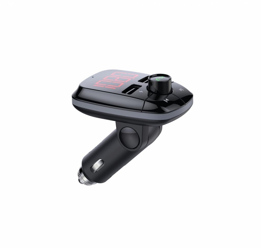 Modulator FM Serioux ABFM50, Bluetooth 5.0 , raza actiune de până la 5 m, voltaj intrare: 1x DC 12V/24V ,2 porturi USB: 1x USB DC5V 2.4A Max 1 x USB audio (pana la 32 GB), slot MicroSD (pana la 32 GB), format muzica: MP3/WMA/WAV, frecvența FM: 87.5MHz - - Img 5