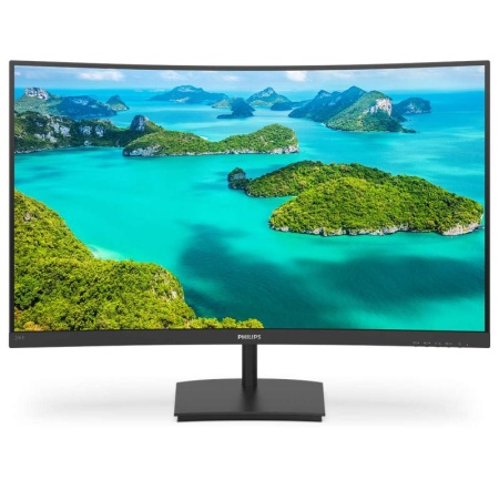 Monitor LED PHILIPS 241E1SC, 23.6inch, FHD VA, 4ms, 75Hz, negru - Img 12