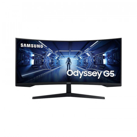 Monitor LED Samsung LC34G55TWWUXEN, 34inch, WQHD VA, 1ms, 165Hz, negru
