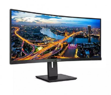 MONITOR Philips 346B1C 34 inch, Panel Type: VA, Backlight: WLED ,Resolution: 3440x1440, Aspect Ratio: 21:9, Refresh Rate:100Hz, Responsetime GtG: 5 ms, Brightness: 300 cd/m², Contrast (static): 3000:1,Contrast (dynamic): 80M:1, Viewing angle: 178/178,