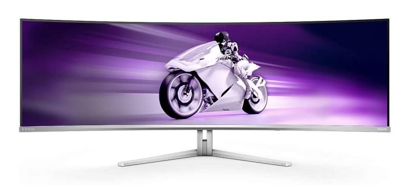 Monitor Philips 49" 49M2C8900L/00, Curvature: 1800R, Diagonal (inch): 49, Diagonal (cm): 124.5, Aspect ratio: 32:9, Panel: QD-OLED, Resolution: 5120x1440, Refresh Rate: 144Hz, Response time GtG: 0.03ms, Brightness (max): 1000 cd/m², Contrast (static) : - Img 9