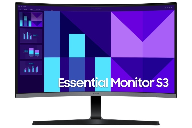 Monitor Samsung 27" LS27D392GAUXEN, Curvature: 1800R, Diagonal (inch): 27, Diagonal (cm): 68.58, Aspect ratio: 16:9, Panel: VA, Resolution: 1920x1080, Refresh Rate: 100Hz, Response time GtG: 4ms, Brightness (max): 250 cd/m², Contrast (static) : 3000:1, - Img 2