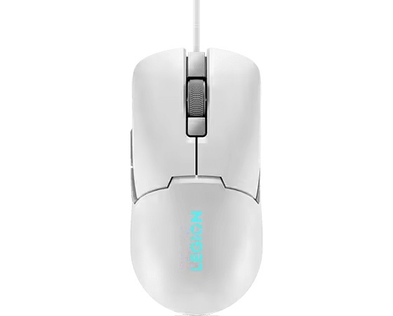 Mouse gaming Lenovo Legion M300s, Iluminare RGB, 8k DPI, Sensor Pixart, Glacier White - Img 4