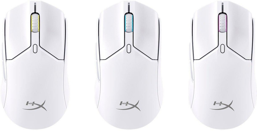 Mouse HyperX Pulsefire Haste Core 2 Wireless, rezolutie maxima 12000 DPI, conectivitate 2.4GHz Wireless / Bluetooth 5.2, polling rate pana la 1000 Hz, durata de viata baterie pana la 100 de ore in modul 2.4GHz highspeed, si pana la 200 de ore in modul - Img 3