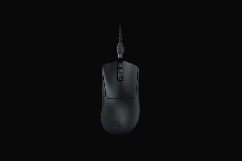Mouse Razer DeathAdder V3 Pro optic, numar butoane progamabile 5, rezolutie 30000 DPI, negru, include Dongle wireless HyperPolling - Img 6