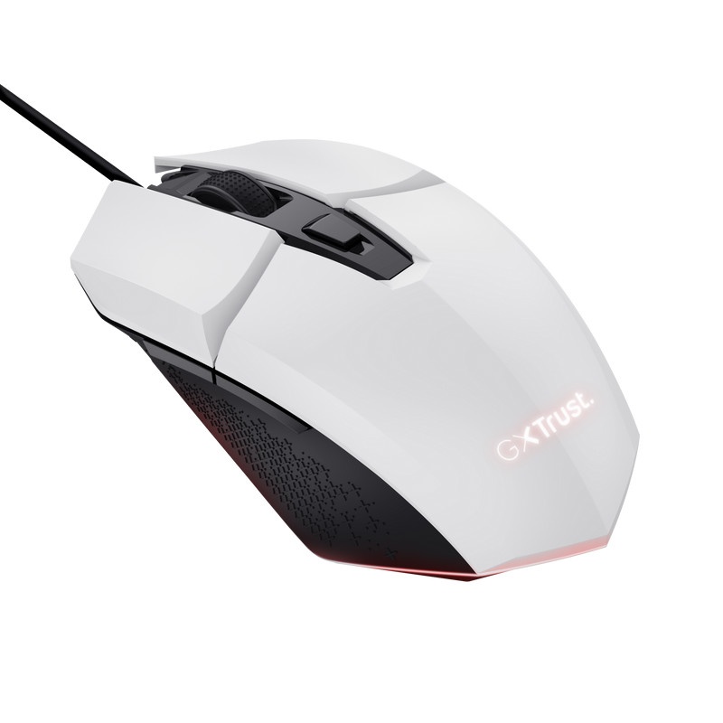 Mouse Trust GXT110W Felox cu fir, rezolutie maxima 6400 DPI, alb - Img 4