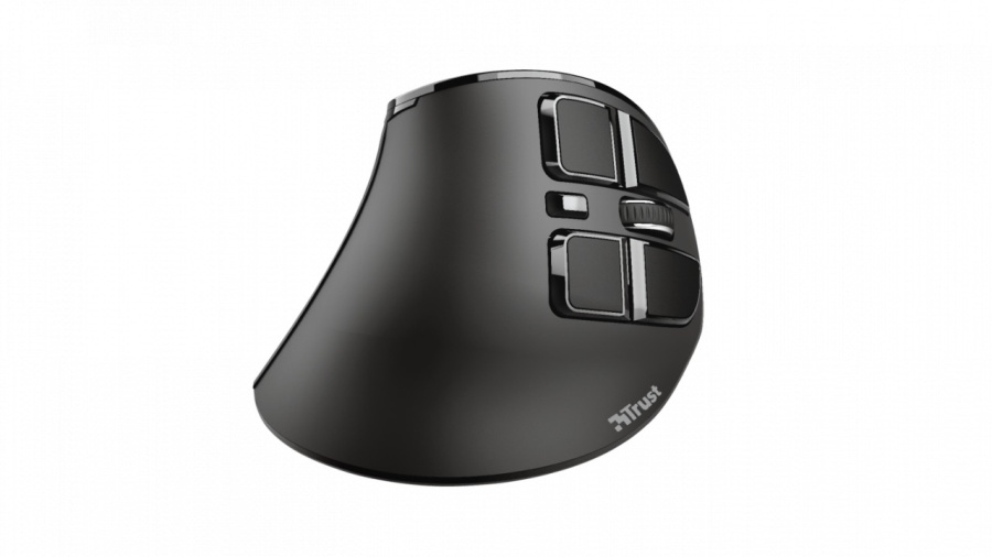 Mouse Trust Voxx, Rechargeable Ergonomic Wireless, negru - Img 3