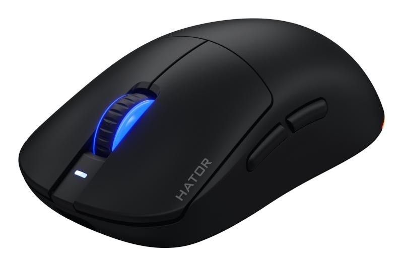 Mouse wireless Hator Quasar 3, conectivitate 2.4GHz, bluetooth si USB, polling rate pana la 1000Hz, rezolutie maxima 12000 DPI, capacitate baterie 600 mAh, durata de viata baterie in modul wireless pana la 100 ore, timp incarcare 2 ore, switch HATOR® - Img 7