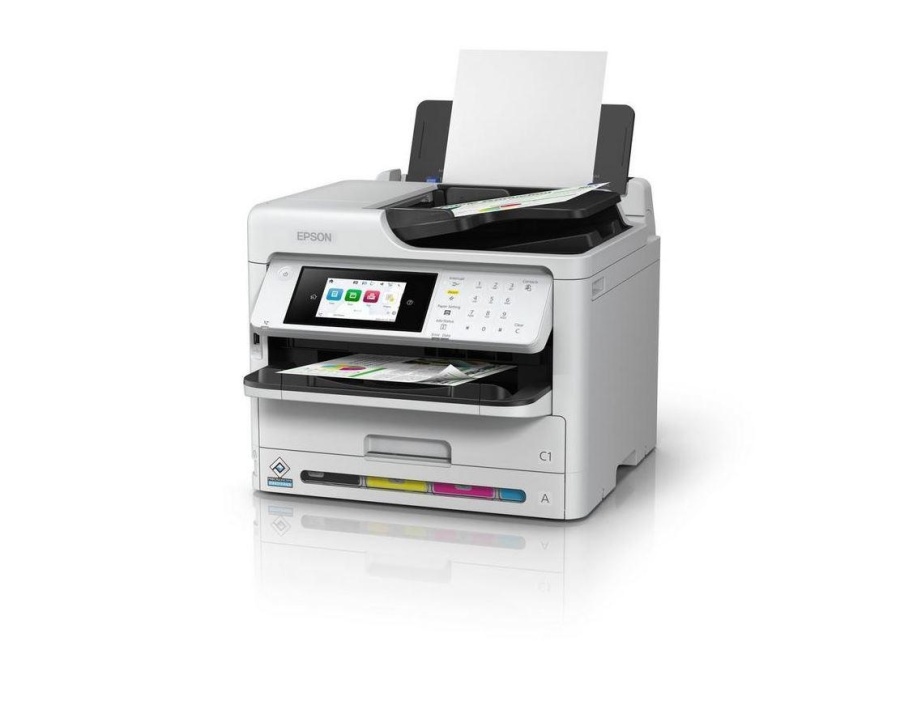 Multifunctional inkjet color Epson WorkForce Pro WF-C5890DWF, dimensiune A4 (Printare, copier, Fax ),duplex, viteza 34ppm alb-negru si color, rezolutie 4.800 x 1.200 dpi, alimentare hartie 250 coli + 50 ADF, Scanner: 24 ipm,rezolutie 1200 x 2400dpi, scan - Img 3