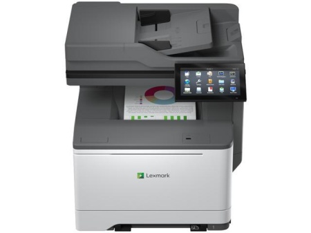 Multifunctional laser color Lexmark CX635adwe, A4, Imprimare/Scanare/Copiere/fax analog, Grup de lucru mediu, Lexmark e-Task Ecran tactil color de 7 inci (17,8 cm), 200-Sheet Output Bin, Unitate duplex integrată, Single sheet multipurpose feeder,