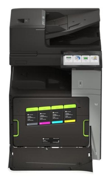 Multifunctional laser color Lexmark CX961se Copiere color/Imprimare color/Scanare color/Fax color/Trusted Platform Module, Dimensiune;A3, Ecran tactil color Lexmark din clasa e-Task de 10 inchi (25 cm), Viteza imprimare si copiere pana la 35 ppm, - Img 6