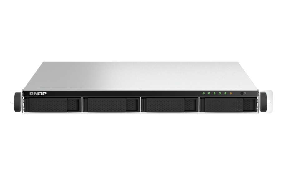 NAS QNAP 464U 4-Bay, CPU Intel Celeron N5105/N5095 4-core/4-thread Processor, RAM 8GB RAM onboard (not expandable), 2.5"/3.5" SATA 6Gbps HDD (neincluse), LAN: 2 x 2.5GbE (2.5G/1G/100M/10M), USB3.2 Gen1: 2, 1U, single PSU (not upgradeable to RP), garantie - Img 2