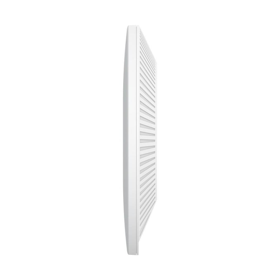 "Omada AX6000 Ceiling Mount Dual-Band Wi-Fi 6 Access Point PORT: 1×2.5G RJ45 Port SPEED:1148Mbps at 2.4 GHz + 4804 Mbps at 5 GHz FEATURE: 802.3at POE+ and 12V DC (Power Adapter is not included), 4×Internal Antennas, MU-MIMO, 160MHz Supported, Seamless - Img 2
