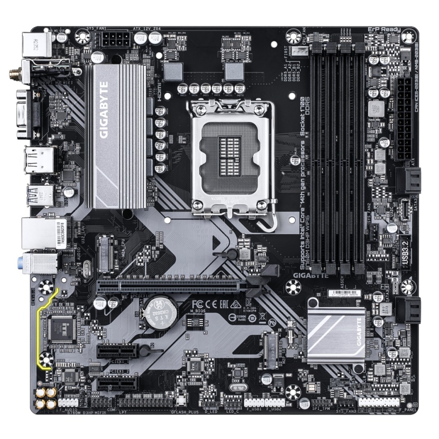 Placa de bază Gigabyte B760M D3HP WIFI6 LGA1700 - Img 2