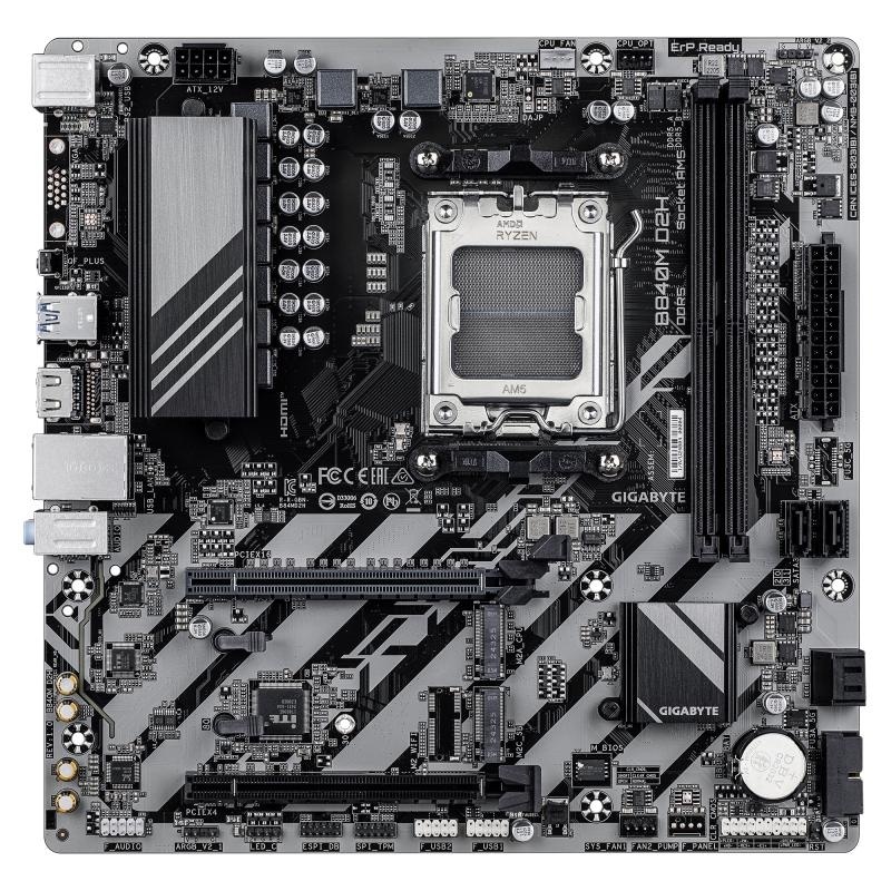 Placa de bază Gigabyte B840M D2H AM5 - Img 3