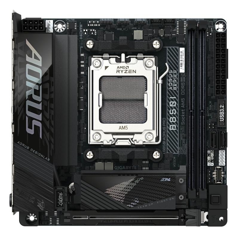 Placa de Baza GIGABYTE B850I AORUS PRO AM5, 2x DDR5, 1x HDMI, 1x PCIE 5.0 x16, 2x M.2, 2x SATA 6GB/s, mini-ITX - Img 3