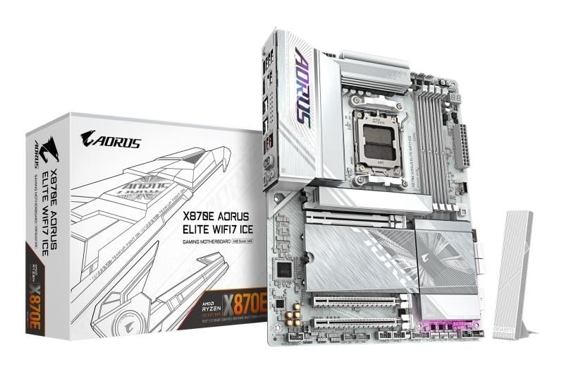 Placa de bază Gigabyte X870E AORUS ELITE WIFI7 ICE AM5 - Img 2