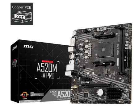 Placa de bază MSI A520M-A PRO AM4 - Img 3