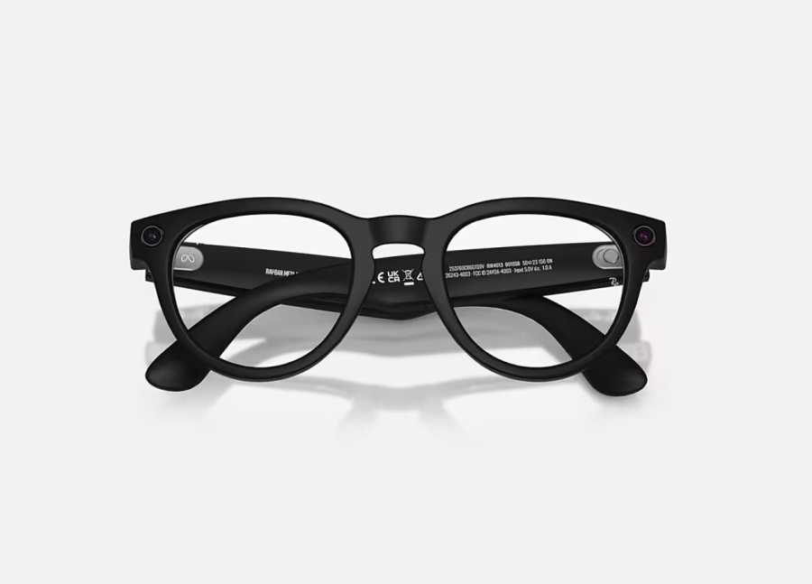 Ray-Ban Meta Headliner Gen 2 AI Glasses Matte Black/Clear RW4013 601SSB 50 - Img 5
