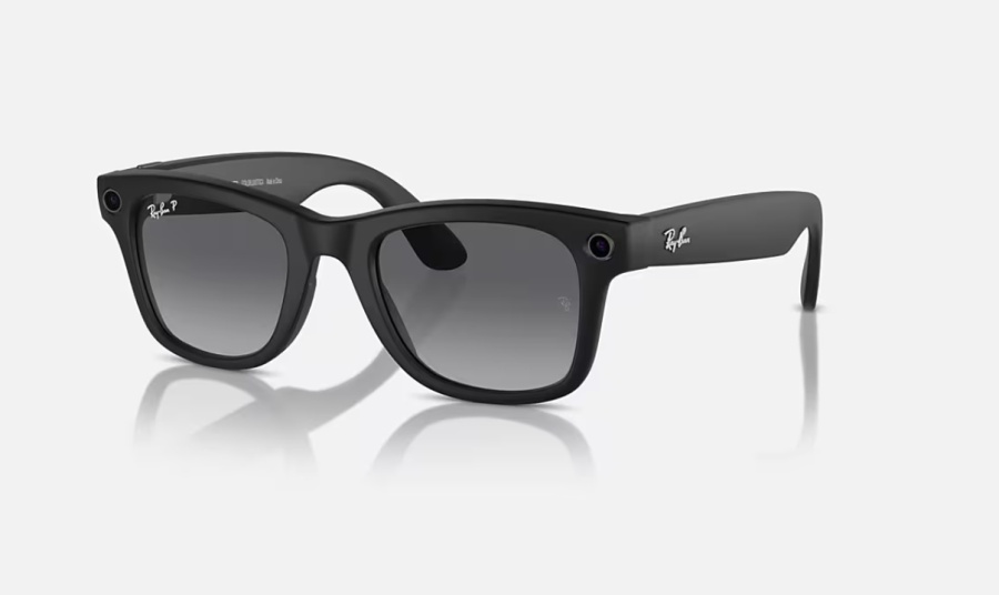Ray-Ban Meta Wayfarer AI Glasses Matte Black/Polar Gradient Graphite - Img 2
