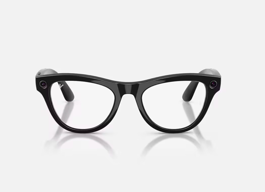 RayBan Meta SKYLER High Bridge Fit - Shinny Black - Amethyst Transitions® Gen2 - Img 3