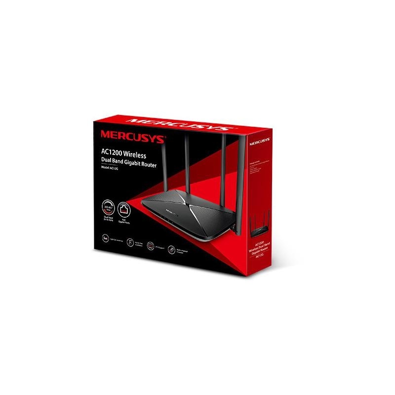 Router wireless MERCUSYS Gigabit AC12G, AC1200, WiFI 5, Dual Band - Img 3