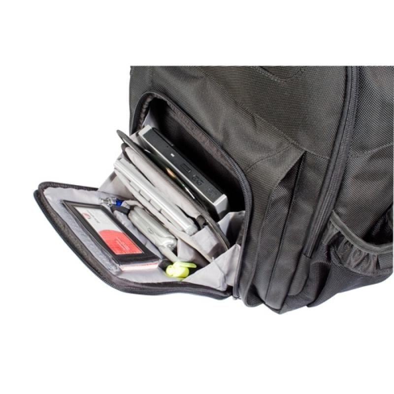 Rucsac laptop Corporate Traveller, pentru laptopuri de 15.6" sau mai mici, capacitate 27-30 de litri, material poliester, dimensiuni: 35 x 21.5 x 50 cm, dimensiune compartiment laptop: 38.7 x 2.5 x 26.5 cm, greutate 1.46 kg, negru - Img 4