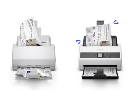 Scanner Epson DS-870, dimensiune A4, tip sheetfed, viteza scanare: 65ppm, rezolutie optica 600x600dpi, ADF 100 pagini, duplex, Fiabilitate ciclu de lucru zilnic 7.000 Pagini,Formate iesire: BMP, JPEG, TIFF, Scanare către multi TIFF, PDF, Scanare către - Img 12