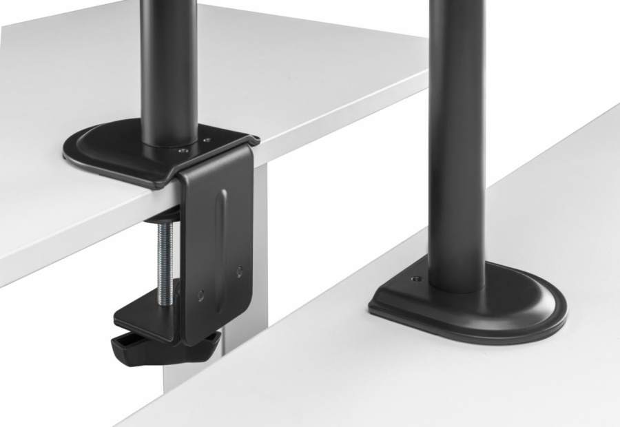 Suport 2 monitoare SeriouxMM66-C024, brat articulat monitor, compatibilitate dimensiune ecran 17"-32", greutate maximă suportata: (per ecran): 9kg, VESA: 75x75, 100x100, inclinare: +45°~-45°, pivotare: +90°~-90°, rotația ecranului: + 180°~-180°, - Img 14